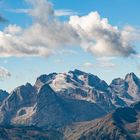 Die Marmolada, der höchste Berg der Dolomiten ...