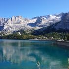 Die Marmolada mit Fedaiastausee