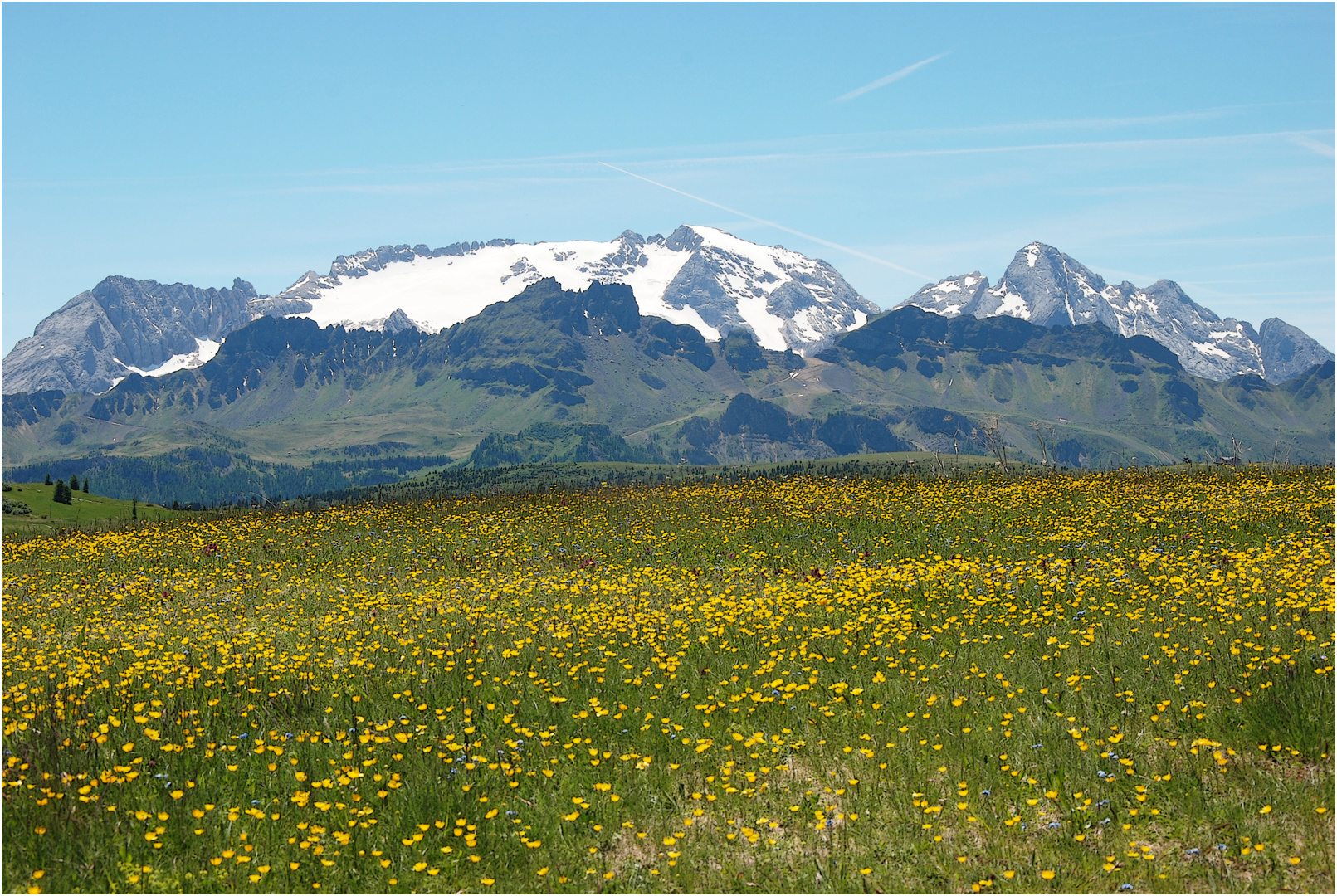 Die Marmolata, die Dolomiten - Königin