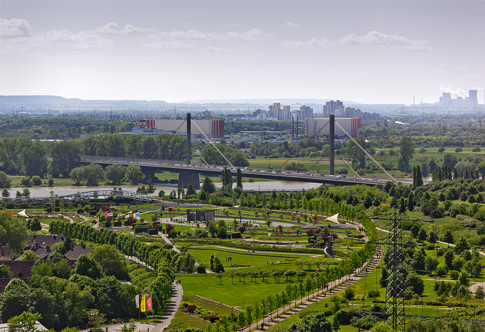 Die marode A1 Brücke bei Leverkusen