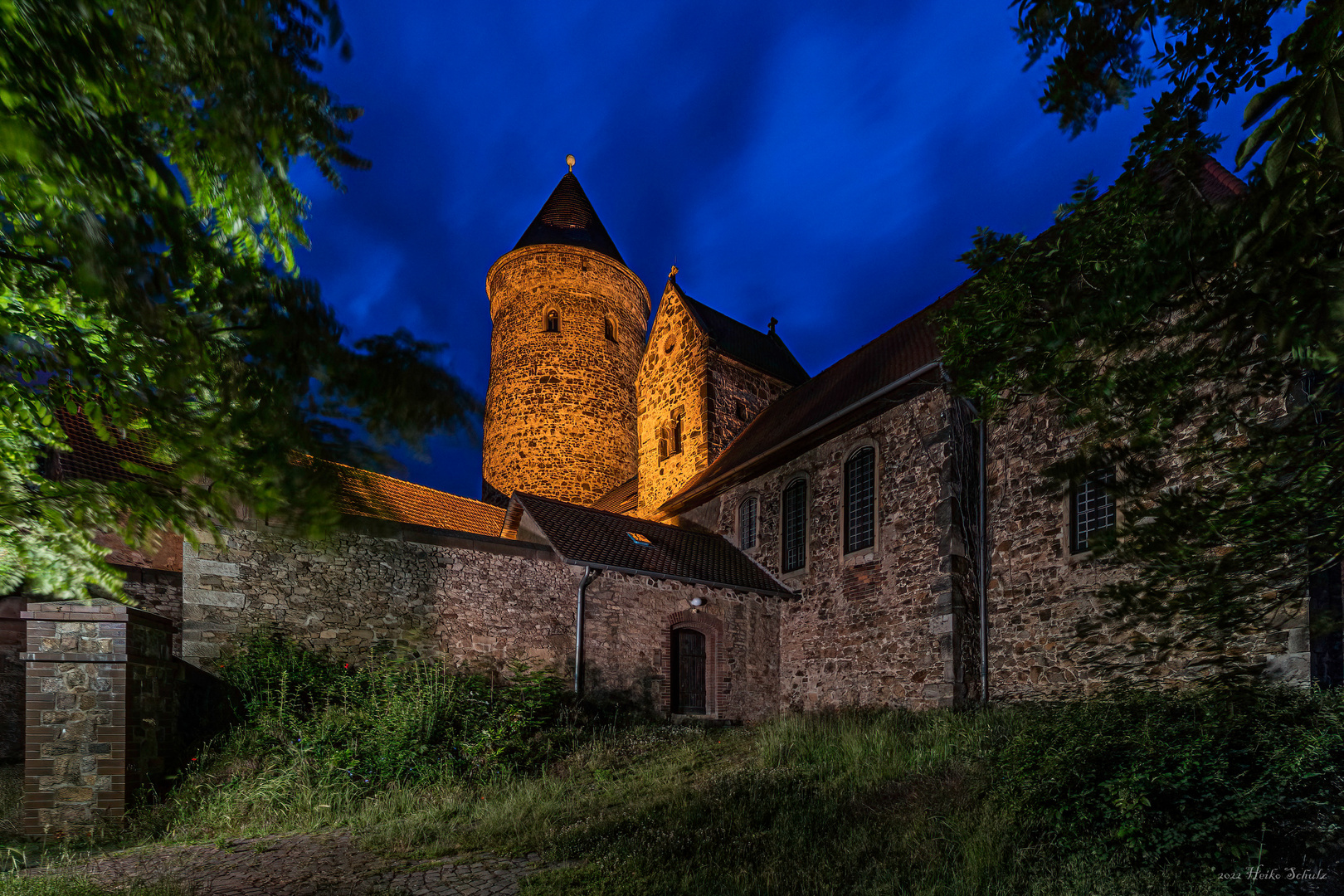 Die Martin-Luther-Kirche von Hohenthurm