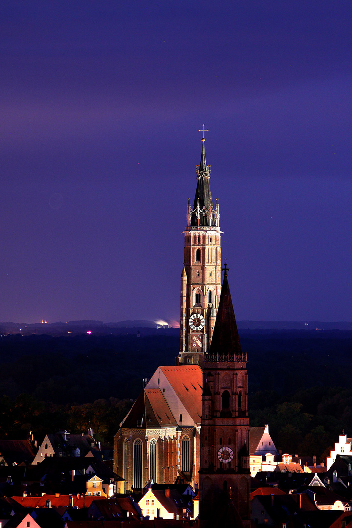 Die Martinskirche bei Nacht