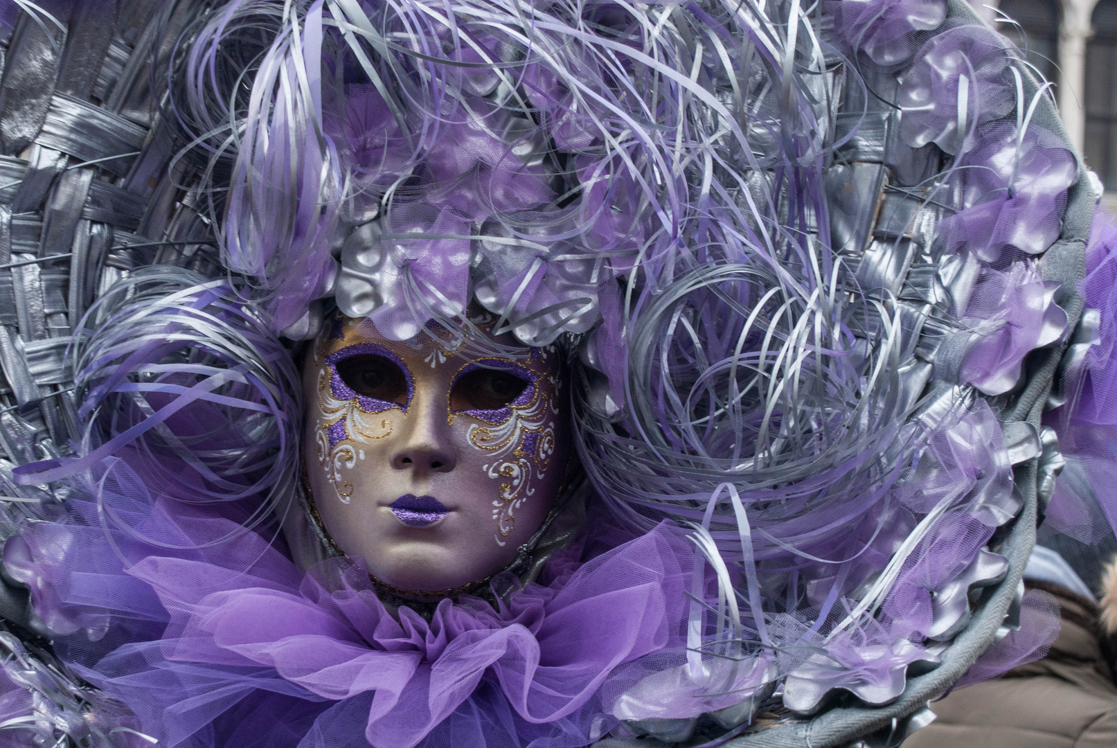 Die Maske in Blau-Venedig