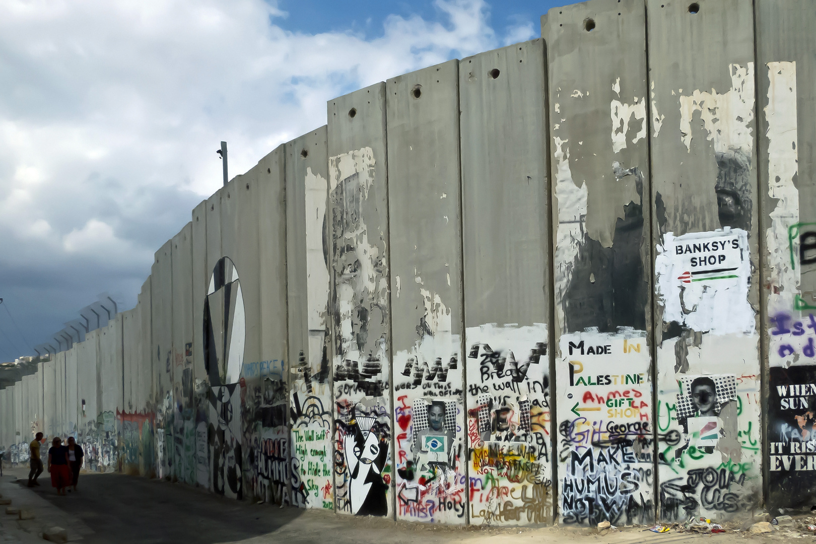 Die Mauer in Bethlehem