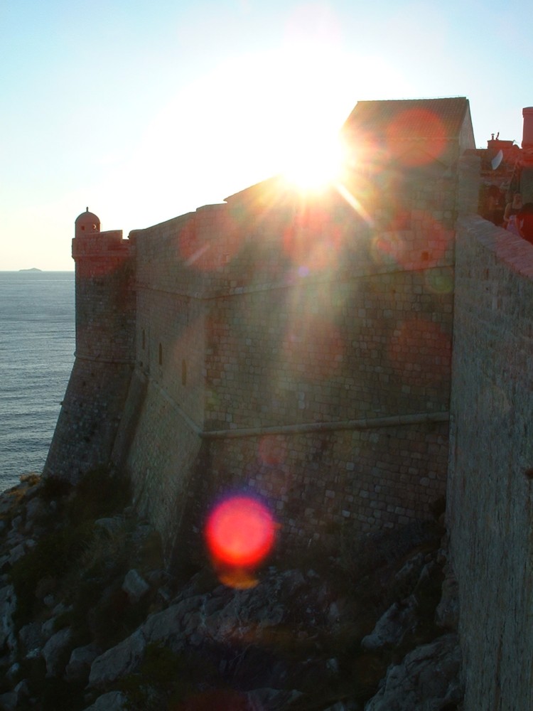 Die Mauer von Dubrovnik