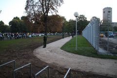 DIE MAUER VON STUTTGART im Abendlicht 6.10.2010