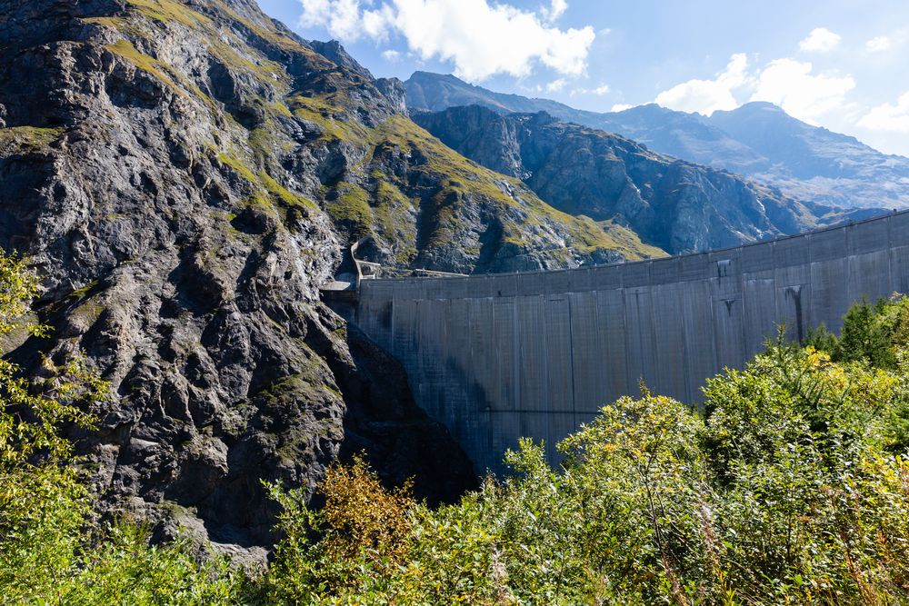 Die Mauvoisin-Staumauer