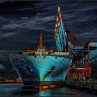 die Mayview-Maersk in Hamburg