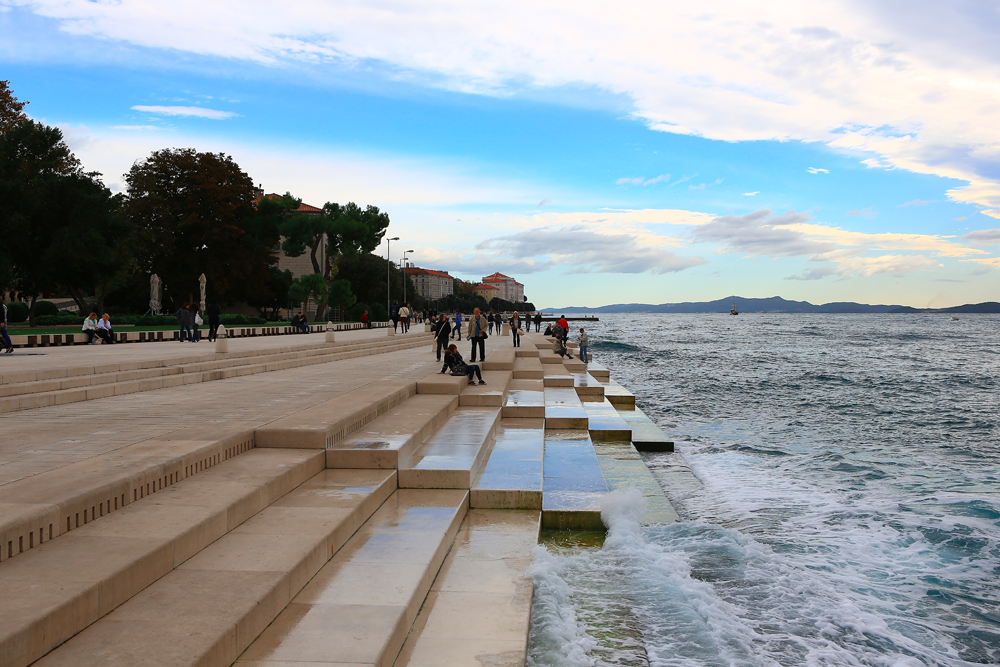 Die Meeresorgel von Zadar