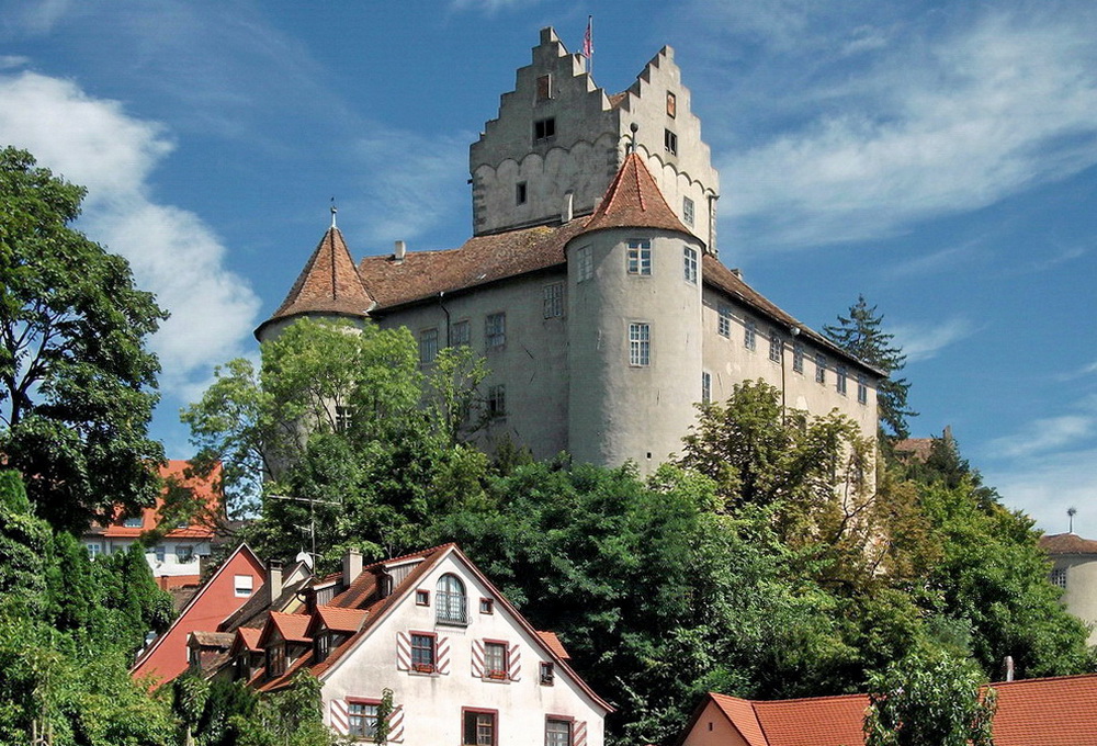 Die Meersburg hoch über Meersburg Foto &amp; Bild