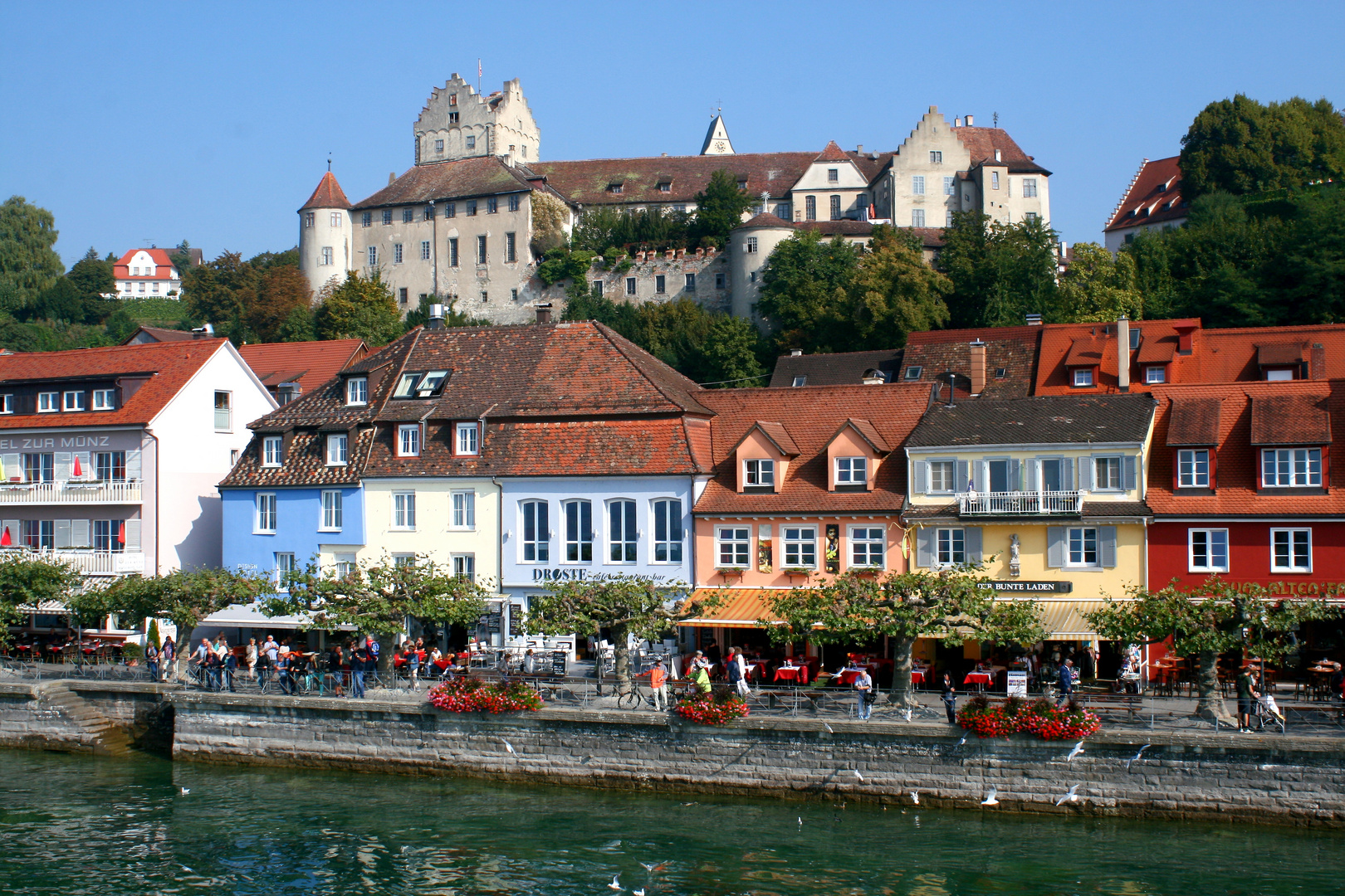 Die Meersburg von der Seeseite