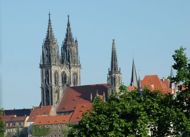 Die Meißner Burg am Tag