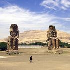 Die Memnon Kolosse bei Luxor