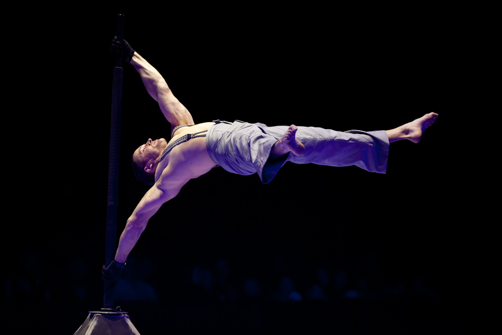 Die "menschliche Flagge" Dominic Lacasse