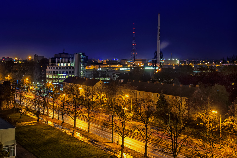 Die Merseburger Strasse in Halle