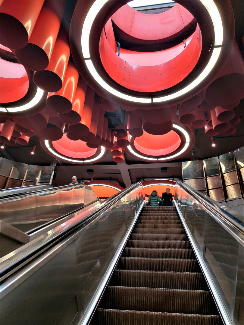 Die Metrostation Pannenhuis in Brüssel