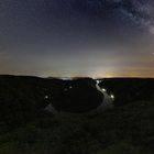 Die Milchstraße an der Saarschleife - Panorama