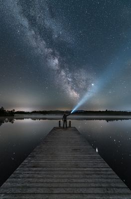 Die Milchstrasse und.....