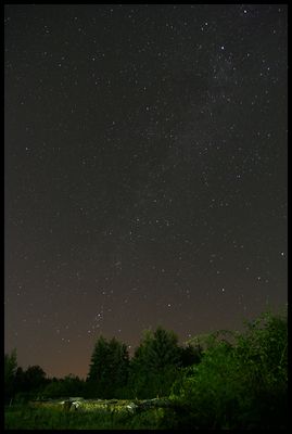 Die Milchstraße vor meinem Garten