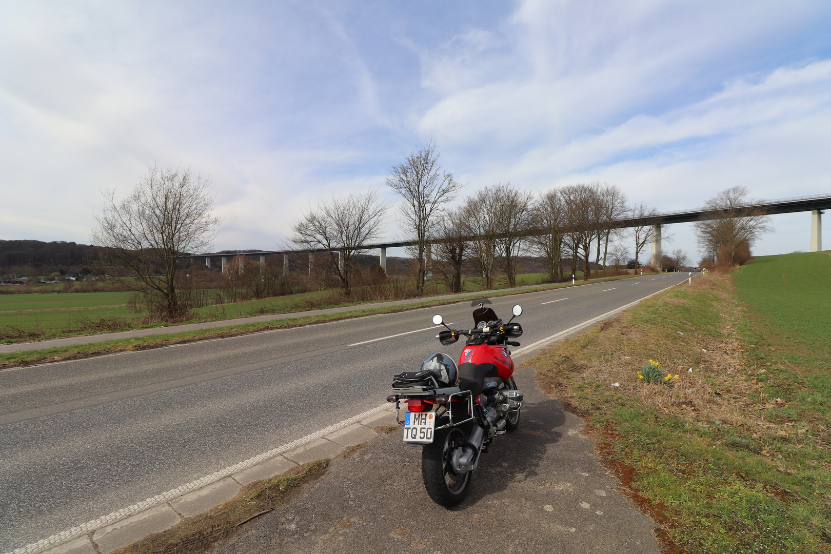 Die Mintarder Ruhrtalbrücke......