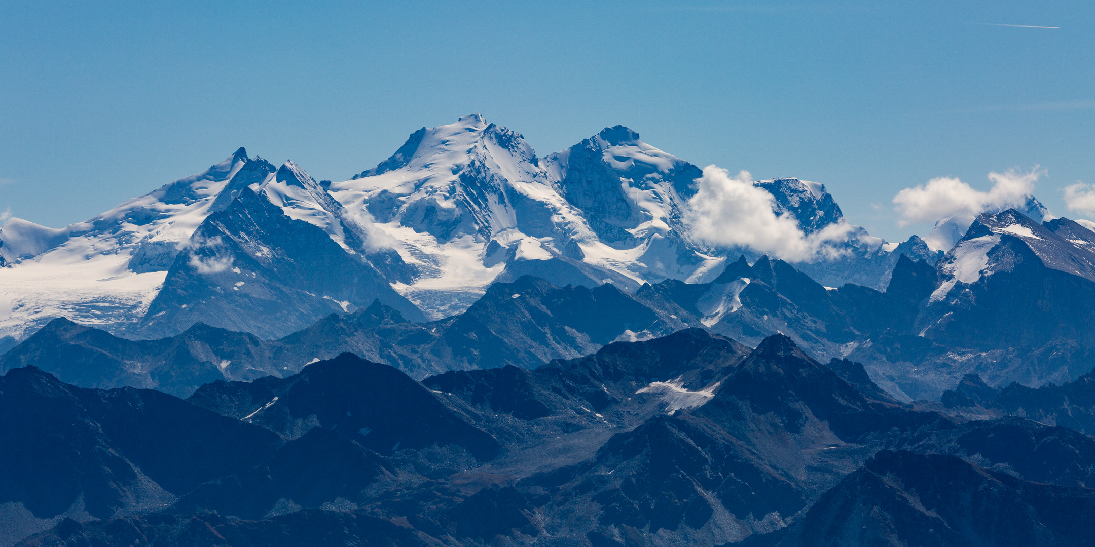 Die Mischabelgruppe im Wallis