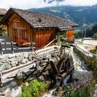 Die mit Wasserkraft betriebene alte Sägerei von Grimentz