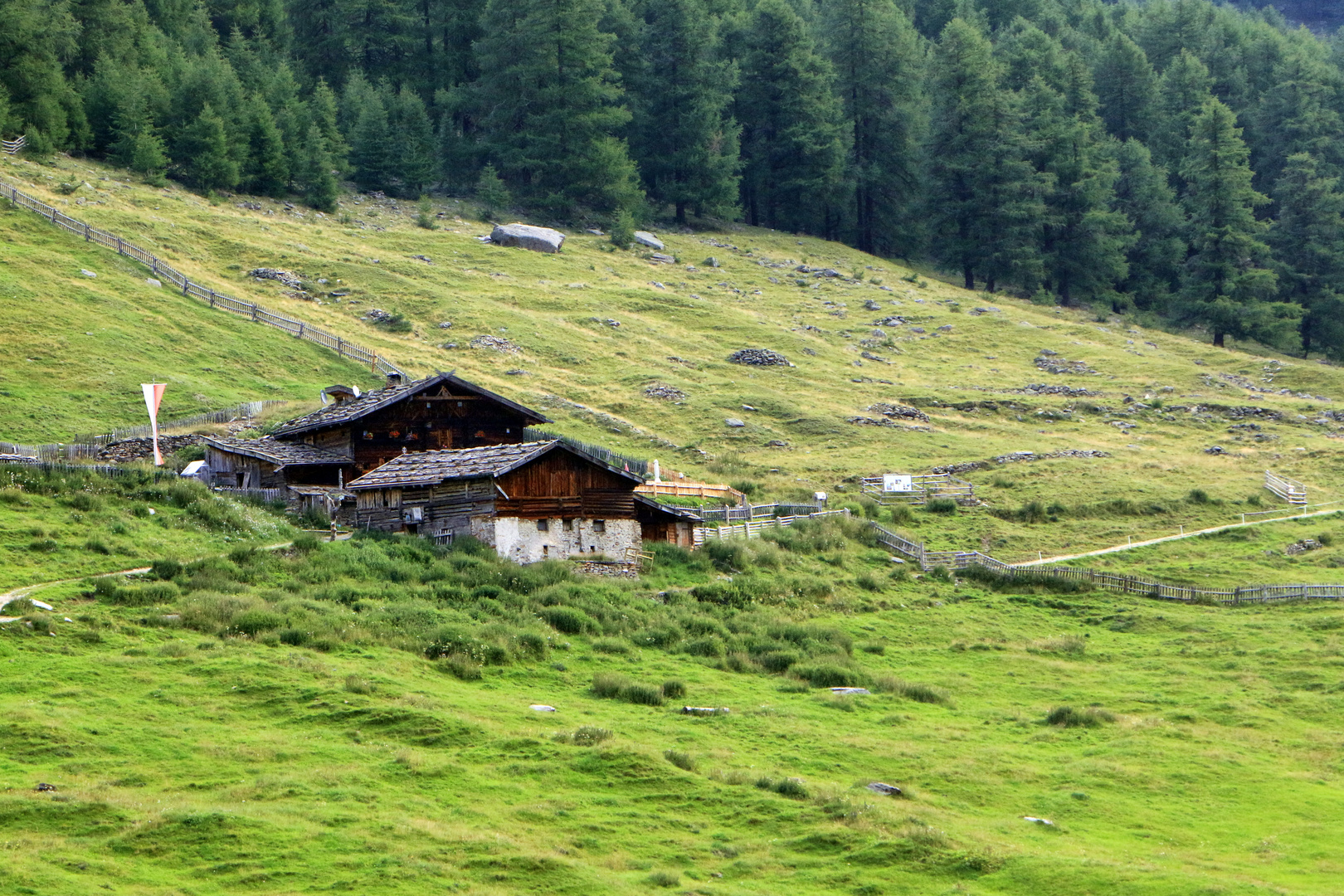 die Mitterkaser im Pfossental