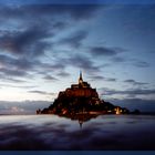 "Die Mittigkeit des Seins" oder: Abendstimmung am Mont-Saint-Michel