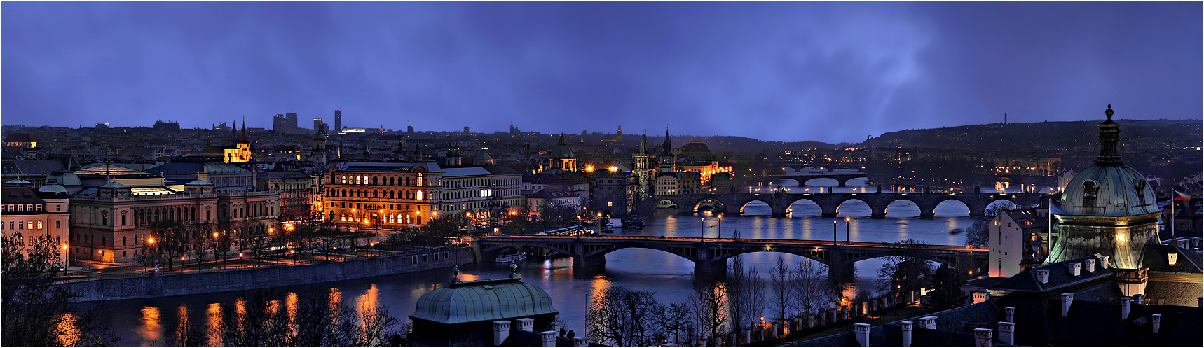 Die  Moldau in Prag