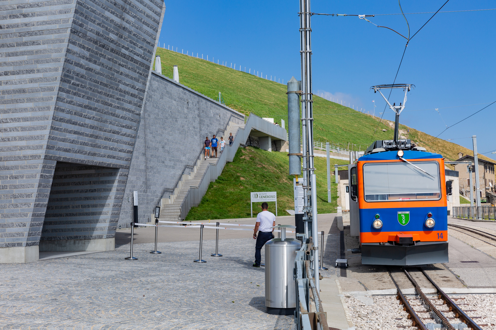 Die Monte-Generoso-Bahn...