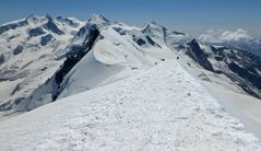 Die Monte-Rosa-Gruppe vom Breithorn