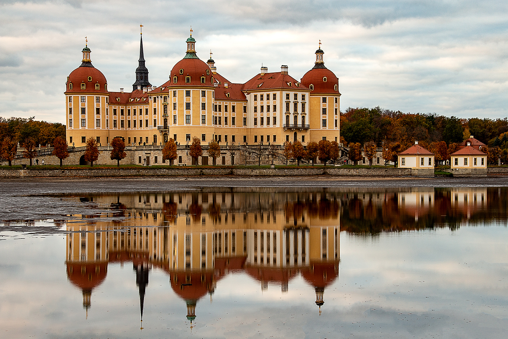 Die Moritzburg...