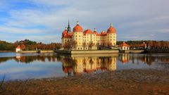 Die Moritzburg im Herbst