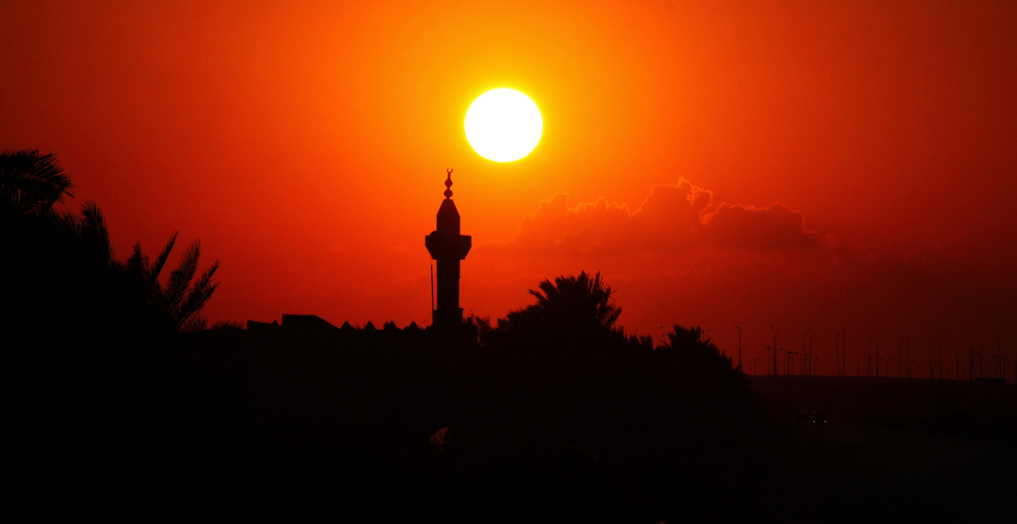 Die Moschee im Westen