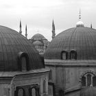 Die Moschee vom Fenster der Ayia Sofia