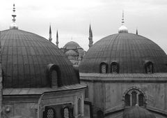 Die Moschee vom Fenster der Ayia Sofia