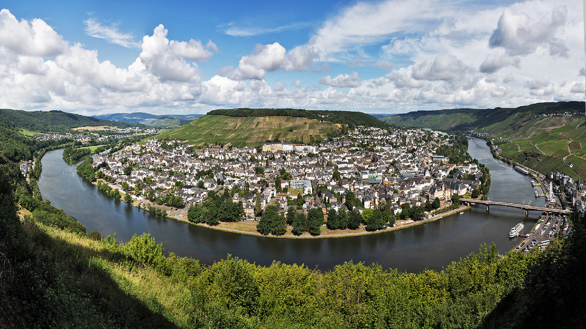 Die Mosel bei Bernkastel-Kues