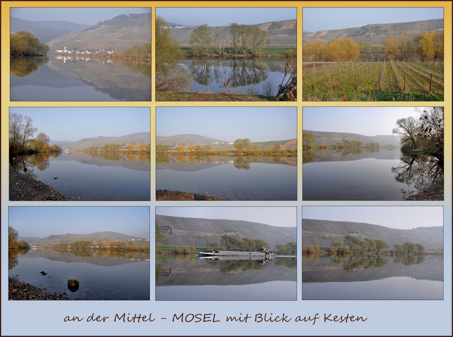 die Mosel im Spiegel...