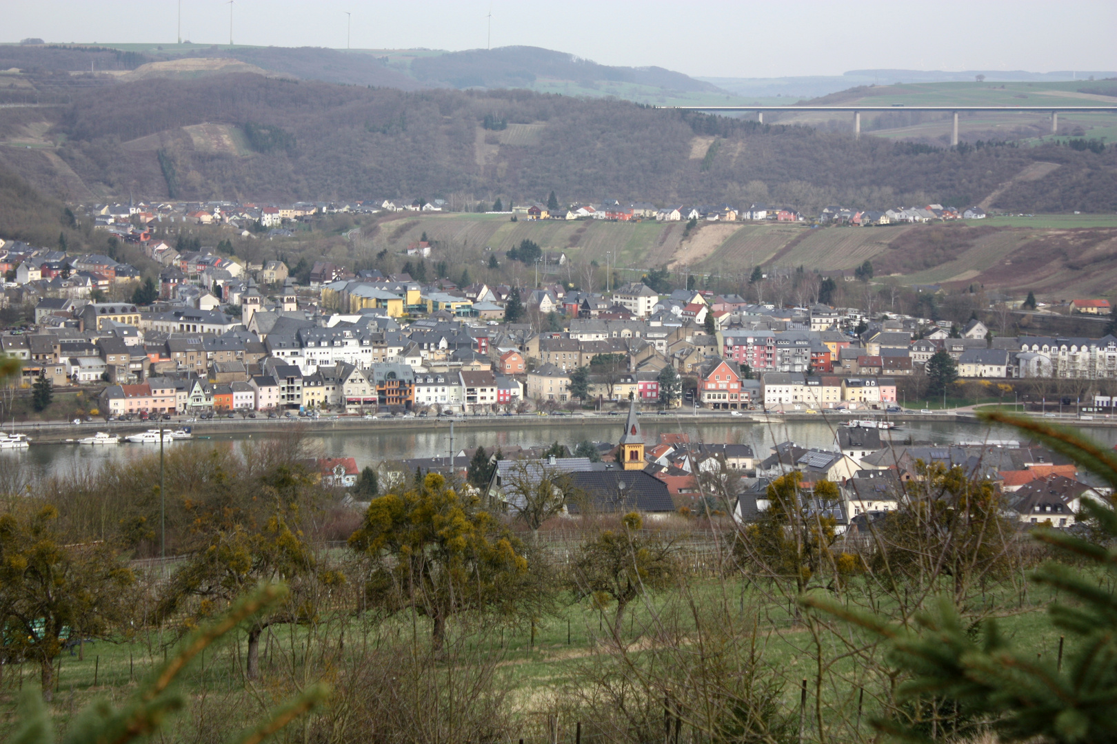 Die Mosel verbindet Luxemburg und Deutschland