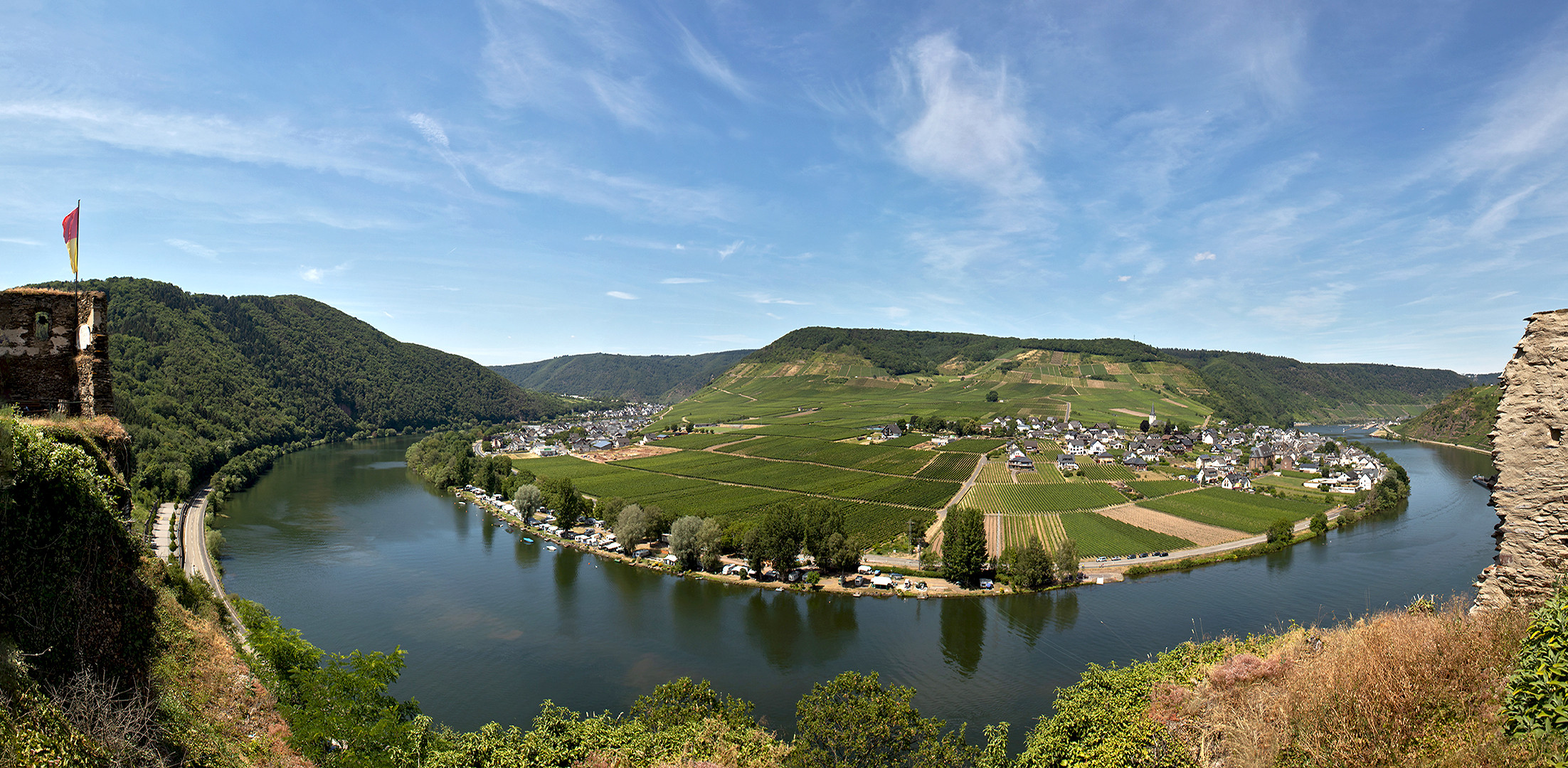 Die Moselschleife bei Beilstein/Ellenz und Poltersdorf