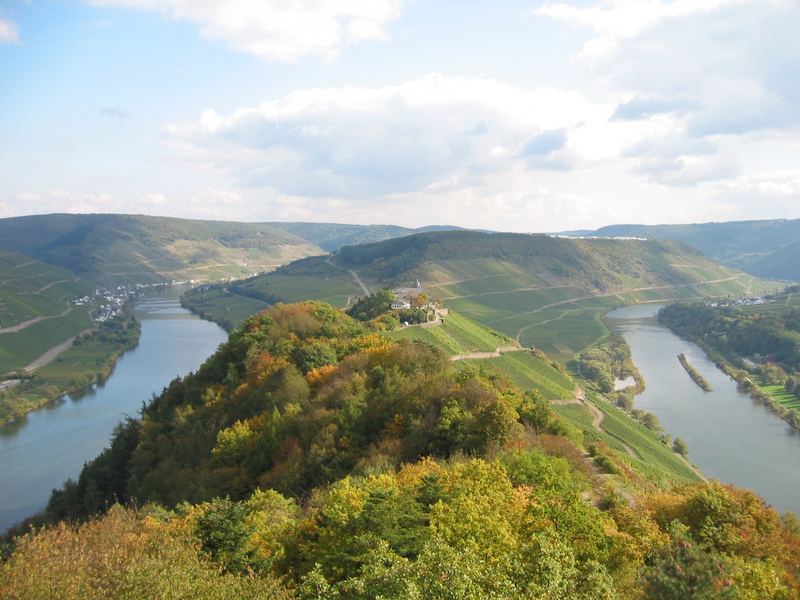 Die Moselschleife bei Zell