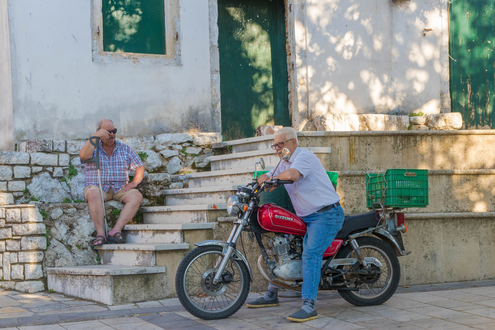 Die Motorradgang von Liapades