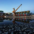 Die M/S Wesertrans 2 im Fischereihafen in Bremerhaven