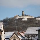 Die Mühlburg ,auch eine der drei Gleichen von Mühlberg aus gesehen