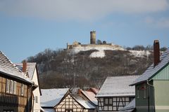 Die Mühlburg ,auch eine der drei Gleichen von Mühlberg aus gesehen