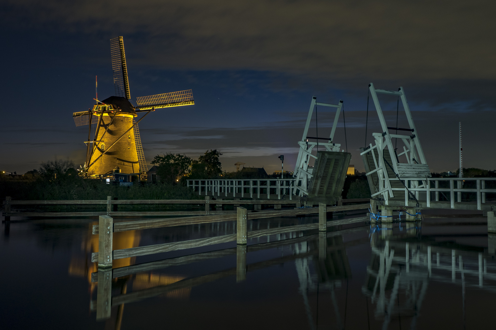 Die Mühle am Kinderdijk 