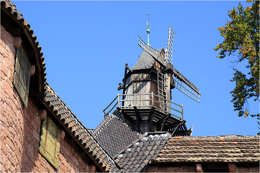 Die Mühle auf dem Dach