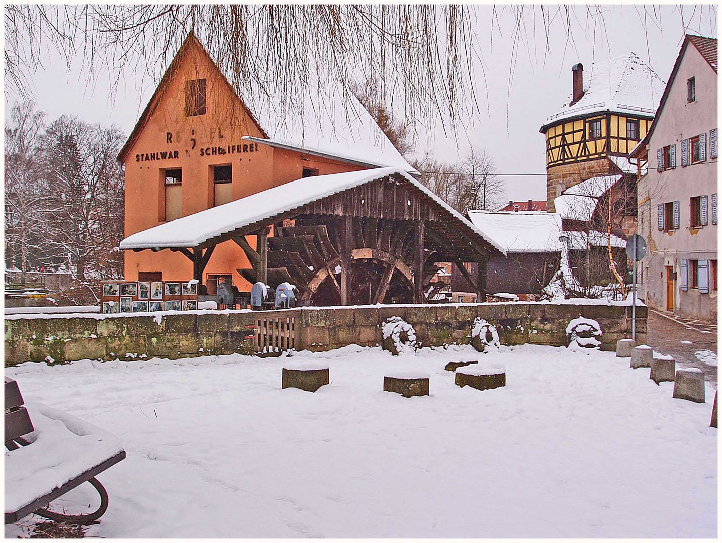 Die Mühle im Winter