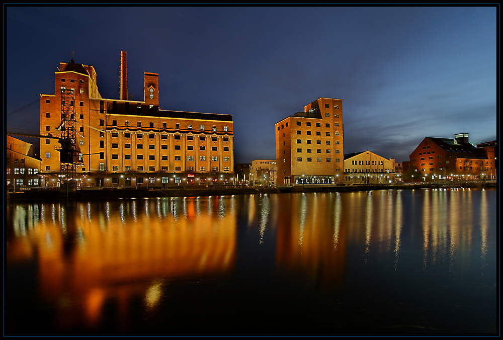 Die Mühlen im Innenhafen...