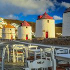 Die Mühlen von Astypalaia im Morgenlicht